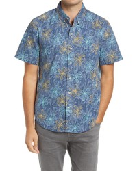 Reyn Spooner Electric Lily Tailored Fit Short Sleeve Shirt