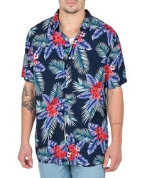 Barney Cools Floral Camp Shirt