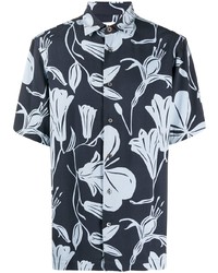 Paul Smith Floral Cutout Print Tailored Shirt