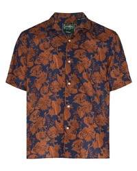 Gitman Vintage Floral Pattern Short Sleeve Shirt