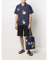 A.P.C. Flower Print Shirt