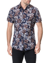 Rodd & Gunn Gifford Regular Fit Floral Short Sleeve Button Up Shirt
