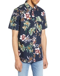 French Connection Hawaii Print Shirt