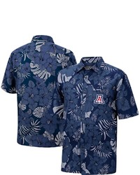 Colosseum Navy Arizona Wildcats The Dude Camp Button Up Shirt At Nordstrom