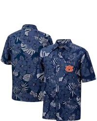 Colosseum Navy Auburn Tigers The Dude Camp Button Up Shirt At Nordstrom