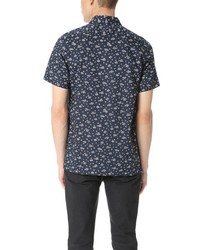 Paul Smith Ps By Short Sleeve Mini Floral Shirt