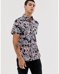 Ted Baker Shirt With Hawaiian Floral Print