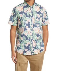 Chubbies The Dude Wheres Macaw Stretch Short Sleeve Shirt In The Resort Wear At Nordstrom