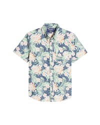 Chubbies The Resort Floral Short Sleeve Stretch Cotton Shirt In The Resort Wear At Nordstrom
