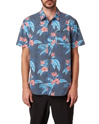 O'Neill Tropic Jam Floral Short Sleeve Button Up Shirt