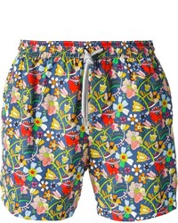 Capricode Floral Print Swim Shorts
