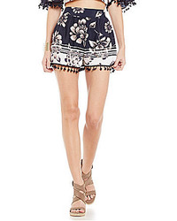 Band of Gypsies Floral High Waisted Short