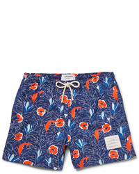 Thom Browne Floral Print Washed Shell Swim Shorts