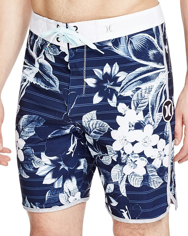 Hurley Phantom Lark Floral Board Shorts, $65 | Bloomingdale's | Lookastic