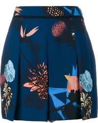 Proenza Schouler Pleated Printed Shorts
