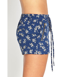 Forever 21 Soft Woven Floral Shorts