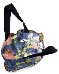Marni Floral Print Silk Shopping Bag