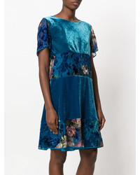 Alberta Ferretti Floral Devor Dress