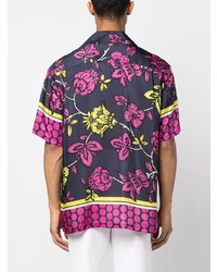 P.A.R.O.S.H. Floral Print Silk Shirt
