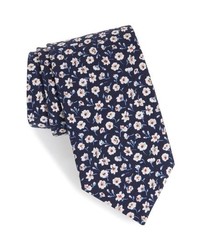 Eton Floral Cotton Silk Tie