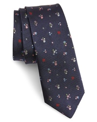 Paul Smith Floral Jacquard Skinny Silk Tie