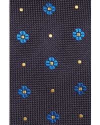 Canali Floral Medallion Silk Tie