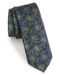 Ted Baker London Floral Silk Skinny Tie