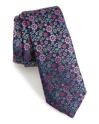Ted Baker London Floral Silk Skinny Tie