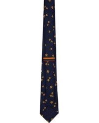 Paul Smith Navy Floral Tie