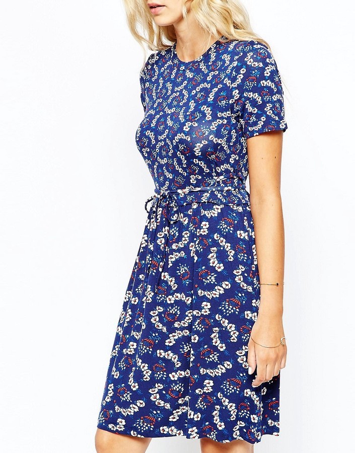 oasis seagull skater dress