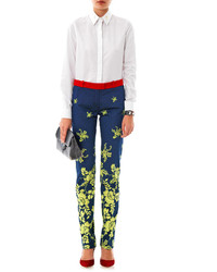 Preen by Thornton Bregazzi Citrus Flower Print Trousers