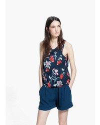 Mango Outlet Floral Cross Body Top