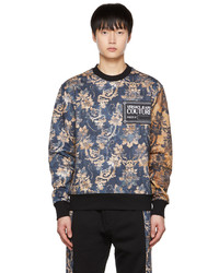 VERSACE JEANS COUTURE Navy Graphic Print Sweater