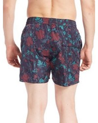 Salvatore Ferragamo Abstract Floral Swimshorts