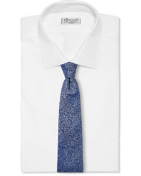 Turnbull & Asser 8cm Floral Silk Jacquard Tie