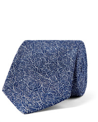 Turnbull & Asser 8cm Floral Silk Jacquard Tie