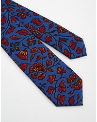 Asos Brand Floral Tie And Pocket Square Pack Save 21%