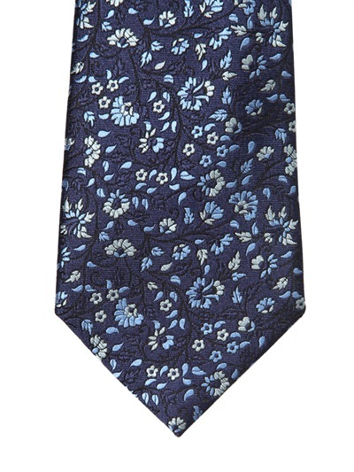 Ermenegildo Zegna 8cm Silk Floral Jacuqard Tie, $192 | LUISAVIAROMA ...
