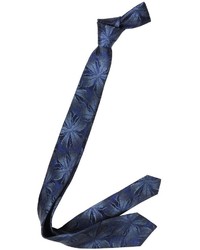 Lanvin Floral Pure Jacquard Silk Narrow Tie