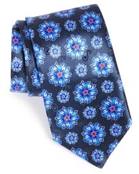 Ermenegildo Zegna Floral Silk Tie
