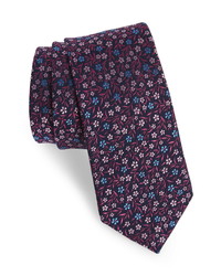 Ted Baker London Floral Silk Wool Tie