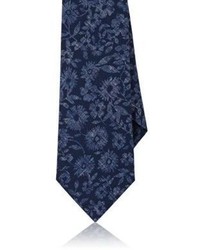 Isaia Floral Wool Necktie