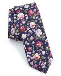 The Tie Bar Moody Floral Cotton Tie