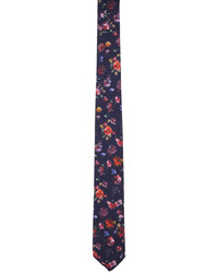 Engineered Garments Navy Floral Tie