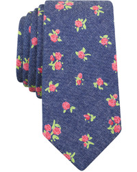 Bar III Oakland Floral Skinny Tie Only At Macys