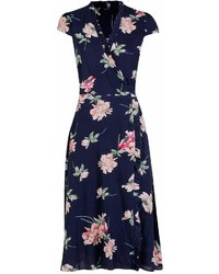 Boohoo Boutique Perrie Micro Ruffle Floral Wrap Dress