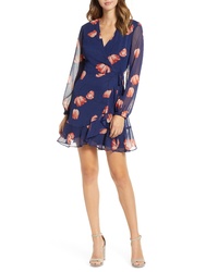 ALL IN FAVO R Brittany Wrap Minidress