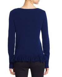 Ralph Lauren Collection Fringe Edge Cashmere Sweater