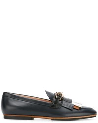 Tod's Fringed Trim Loafers