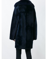 Guy Laroche Double Breasted Fur Coat